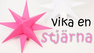 Vika en stjärna  JULPYSSEL MED PAPPER [upl. by Anoved999]