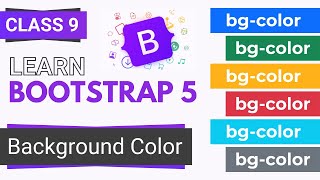 Bootstrap Tutorial Bootstrap Background Color Classes Bootstrap full course in HindiUrdu Class 9 [upl. by Worthington594]