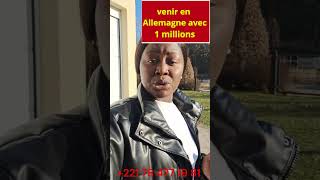 Venir en Allemagne avec 1000000 cfa SNA EDUCATION [upl. by Delilah]