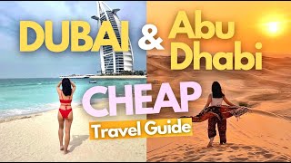 Dubai amp Abu Dhabi Budget Travel Guide w Costs amp Itinerary 2024 • ₱15000 for 4 DAYS [upl. by Ihpen]