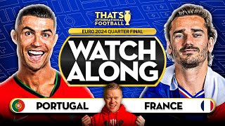 PORTUGAL vs FRANCE LIVE EURO 2024 with Mark GOLDBRIDGE LIVE [upl. by Nybor]