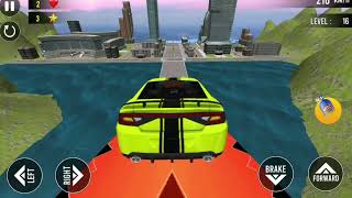 Car Games Mega Ramp Car Racing Stunt  Car Games Android Games Android Gameplay police sim 2022 [upl. by Enaitsirk]