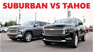 2021 Chevy Suburban Vs 2021 Chevy Tahoe What Is The Real Difference And Which Should You Buy [upl. by Denyse]