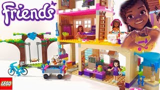 Lego Friends Friendship House Building Review 41340 [upl. by Terina961]