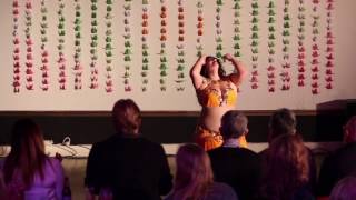 Iris Bellydance  Mawood  Oriental Night Out gasterij de Harmonie 2016 [upl. by Leirvag]