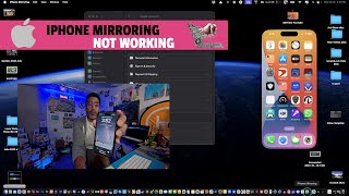 how to use iphone mirroring iphone mirroring not working how to fix iphone mirroring [upl. by Sarajane]