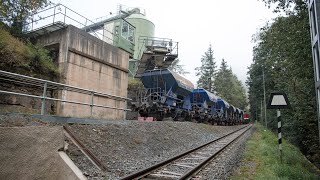 Harzquerbahn 2015  Güterverkehr zwischen Unterberg und Nordhausen [upl. by Col317]