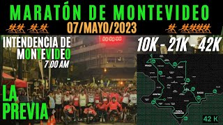 42k 21k 10k Maratón de Montevideo 2023  LA PREVIA  Análisis de recorridos y novedades [upl. by Cheadle]