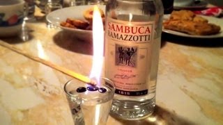 Flaming Sambuca Shot [upl. by Brandenburg]