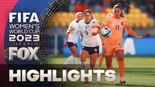 United States vs Netherlands Highlights  2023 FIFA Womens World Cup [upl. by Bradski336]