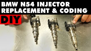 BMW N54 Injector Replacement amp Coding  ECS DIY [upl. by Lehcin331]