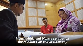 Converting To Islam The Ceremony  Ramadan In Asia  CNA Insider [upl. by Lraed624]