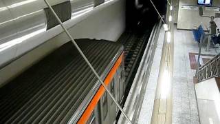 Athens Metro Trains  Monastiraki Station [upl. by Blake932]