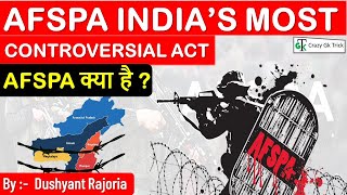 AFSPA क्या है  क्यों लागू होता है AFSPA   History of AFSPA   Armed Forces Special Powers Act [upl. by Bein620]