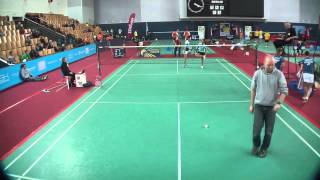 Tv Court GJ2013  Brenda Fernardin amp Yvonne Li vs Annika Horbach amp Theresa Wurm 2nd set [upl. by Nauqram]