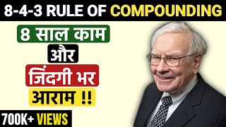 POWER OF COMPOUNDING  843 RULE OF COMPOUNDING  8 Years Investment Plan  How to Become Crorepati [upl. by Eniortna]