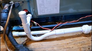 Installing AC Condensate Drain With Clean Out Port [upl. by Ginzburg]