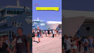 Express Ferry Ride to Thasos Greek Island Keramoti and Back shorts travel greece [upl. by Gona]