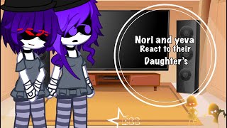 Nori and Yeva react to their daughter’s💜 Nori y Yeva reaccionan a sus hijas💜 [upl. by Zzahc]