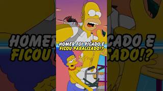 HOMER FOI PICADO E FICOU PARALISADO simpsons thesimpsons shorts homer bart [upl. by Elisha642]