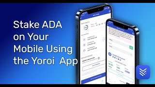 Staking ADA on Mobile Yoroi in 5 Minutes 2021 [upl. by Anu]