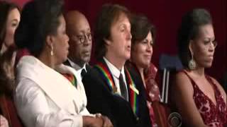 PAUL McCARTNEY AT KENNEDY CENTER HONORS [upl. by Quita]