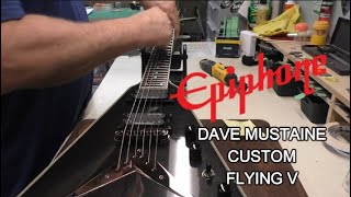 Epiphone Dave Mustaine Custom Flying V Electric Guitar [upl. by Aronid]