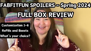 Fabfitfun Spoilers  Full Box Review  Spring 2024 Box Spoiler [upl. by Fanchon]