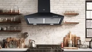 Whirlpool 60 cm 750 m³hr Kitchen Chimney  CLASSIC CF 60 BK HOOD Cassette Filter Black [upl. by Reibaj]