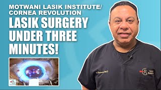 LASIK Surgery Under 3 minutes [upl. by Ecneralc]