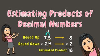 ESTIMATE PRODUCTS OF DECIMAL NUMBERS  GRADE 5 [upl. by Sinne]