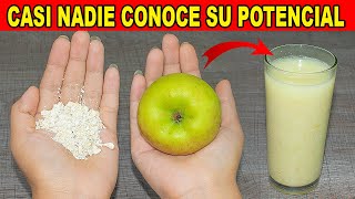 Mezcla Manzana con Avena y te prometo que no buscarás otra receta [upl. by Yanarp]