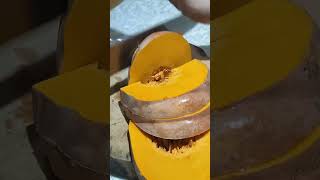 amazingsounds peeling slicingsquash veggie satisfying ginataanggulay pinoyfood viralshorts [upl. by Nodnorb]