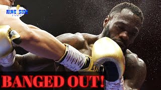 Zhilei Zhang BANGED OUT Deontay Wilder  POST Wilder vs Zhang [upl. by Kcirdnekel]