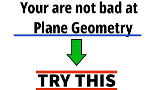 Plane Geometry Under 1 minute [upl. by Irita311]