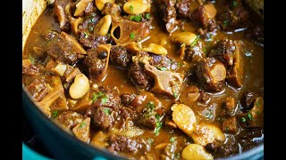 Jamaican Stewed Oxtails  CaribbeanPotcom [upl. by Mirella737]