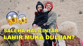 SALEHA HALILINTAR LAHIR MUKA DULUAN [upl. by Eniamraj]