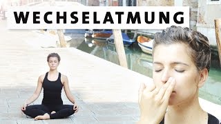 Yoga Wechselatmung für Anfänger  für Konzentration Innere Balance amp gegen Stress Kopfschmerzen [upl. by Charlotte862]