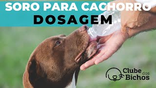 ✅ Quantidade de soro para cachorro  QUANTOS ML DAR PARA O CÃO POR VEZ [upl. by Aihsenak]