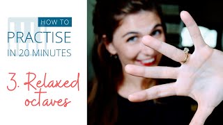 How to practise OCTAVES in 20 minutes Efficient piano practice tips  Professional piano practice [upl. by Clemente]