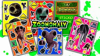 Sticker Book ZOONOMALY Sticker Book Unboxing ASMR 👻  Paperdiy [upl. by Sorkin]