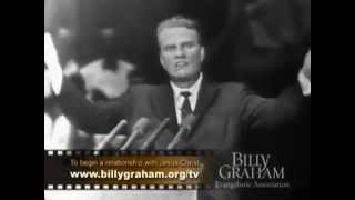 1958 Billy Graham Charlotte Crusade A Sermon The Great Judgment [upl. by Ehtnax]