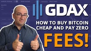 How To Buy Bitcoin Cheap And Pay No Fees On GDAX Coinbase Pro [upl. by Yrol]