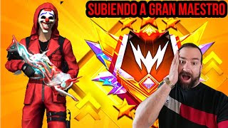 DIRECTO DE FREE FIRE SUBIENDO A GRAN MAESTRO TOP GLOBAL AS CUBANO GAMER 😎 [upl. by Nauqed]