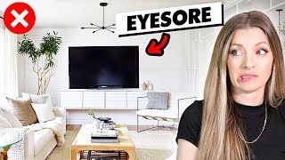 HOW DO YOU DECORATE WITH A HUGE TV 📺 [upl. by Modesty]