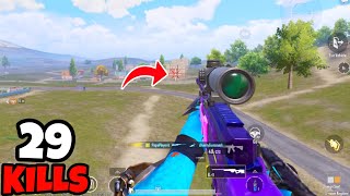 Riskiest Sniping I Have Ever Done in BGMI • 29 KILLS • BGMI Gameplay [upl. by Maller]