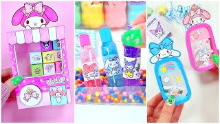 SIMPATICHE IDEE ARTIGIANALI DI SANRIO  MESTIERI DI CARTA FACILI diy sanrio [upl. by Kcin]