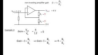 Opamp non inverting amplifier [upl. by Monah206]