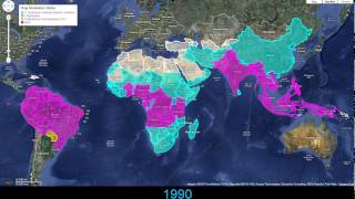 Global spread of antimalarial drug resistance since 1960 [upl. by Hahnert]