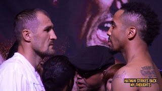 ANDRE WARD VS SERGEY KOVALEV  FACE OFF amp WEIGH IN  REACTION [upl. by Chantalle]